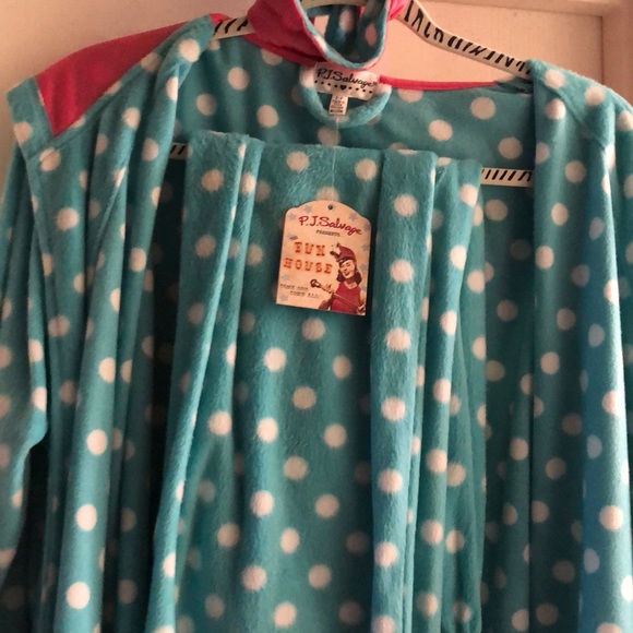 NEW P.J. Salvage matching Robe and Pajama Bottoms - Picture 3 of 11